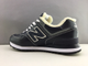 New Balance 574 синие, кожа/мех (41-46)