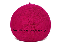 Рассказовская пряжа акрил  цвет фуксия