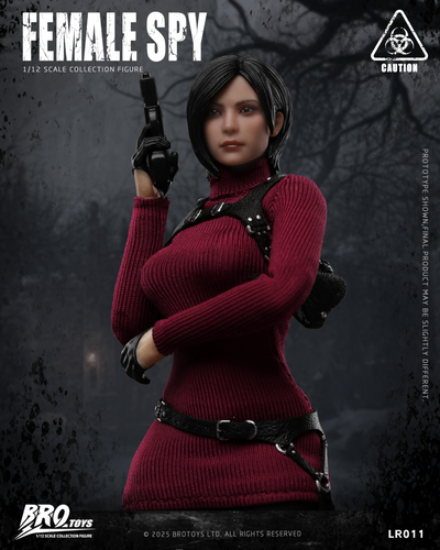 ПРЕДЗАКАЗ - Ада Вонг (Resident Evil 4 Remake) - Коллекционная фигурка 1/12 SCALE Female Spy with Movable Eyes (LR011) - BROTOYS ?ЦЕНА: 13900 РУБ.?