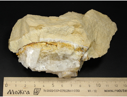 Барит на породе, Россия, Северный Кавказ, КЧР, Усть-Джегутинский район (130*70*54 мм, 429 г) №28387