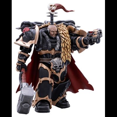 Лорд Хаоса Черного Легиона Кхалос Разоритель (Warhammer 40k) - КОЛЛЕКЦИОННАЯ ФИГУРКА 1/18 scale Black Legion Chaos Lord Khalos the Ravager (JT2092) - JOYTOY