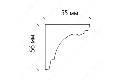 Карниз гладкий SKT30