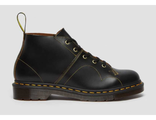 Dr martens church vintage smooth black hotsell