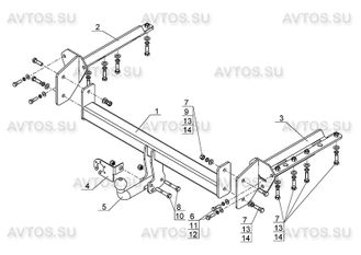 ТСУ AvtoS для Subaru Forester (2012-2019), SU 07