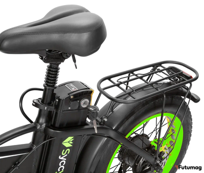 Электровелосипед SYCCYBA H1 (F10) DUAL 23AH зеленый