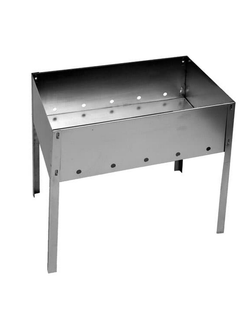 Мангал сборный 350х250х350мм, сталь 0,35-0,4мм) в пленке буз шампуров МСБ-350