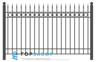 Завод по произвдству секций забора с элементами ковки KSZ15-23 в Москве и МО