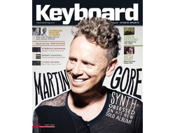 Keyboard Magazine July 2015 Martin Gore, Depeche Mode Cover Иностранные музыкальные журналы,Intpress