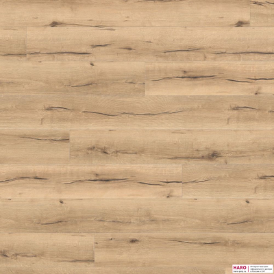 Ламинат Haro Tritty 100 Gran Via Дуб Италика Кремовый 530693 32 класс толщина 8 мм с фаской 2.68 м2