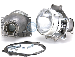 Комплект Hella R моно H7 с рамками для замены штатных ксеноновых / галогенных линз автомобиля Subaru Legacy Outback B13 (2003 - 2006) и B14 (2009-н.в.)