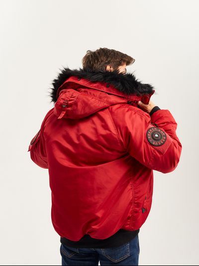 Куртка N2B COMPASS RED/BLACK