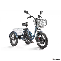 Трицикл Eltreco Porter Fat 500 Темно-синий