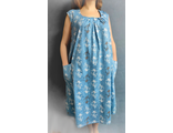Летнее платье БОЛЬШОГО размера арт. 8023.853 (цвет голубой) Размер 80-82