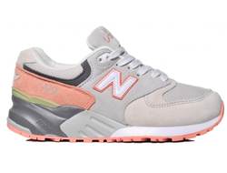 New balance 999 серые с розовым женские (36-40) Арт. 006МF(I)