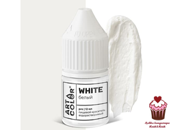Краситель гелевый водорастворимый Art Color Белый WHITE, 12 мл
