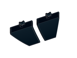 !АНАЛОГ! Комплект панелей 80271 80272 АНАЛОГ LEGO Technic 2 шт., Black (AN TP5 0) / 2 шт.