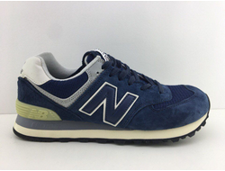 New Balance 574 Синие с белым