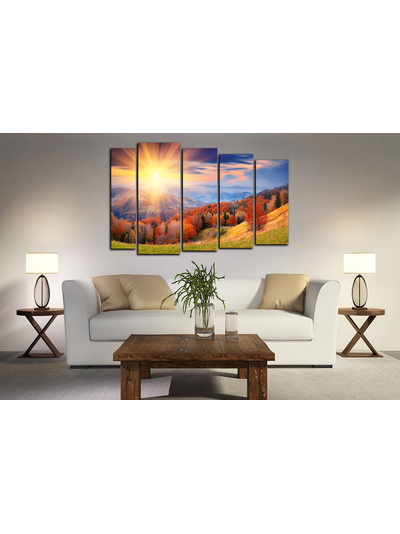 Модульная картина &quot;Просторы лесов&quot;