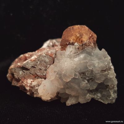 Апатит, гематит, халцедон. Мексика. 50*40*30мм