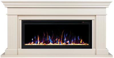 Линейный электрокамин Ontario WT с очагом Saphir 42