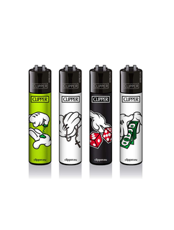 Зажигалка Clipper™ Cartoon Hands #2