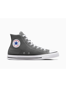 Мужские кеды Конверс Ол Стар (Converse All Star) серые высокие 1J793