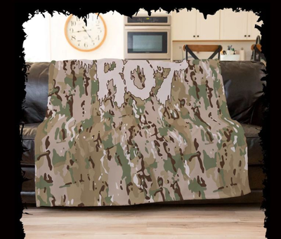 JUNGLE ROT - CAMO LOGO плед