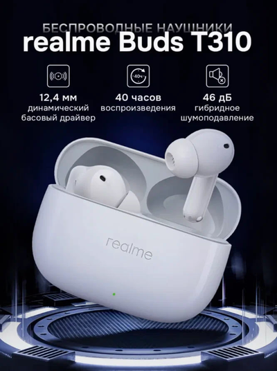 Беспроводные наушники Xiaomi RealMe T310 RMA2303 White