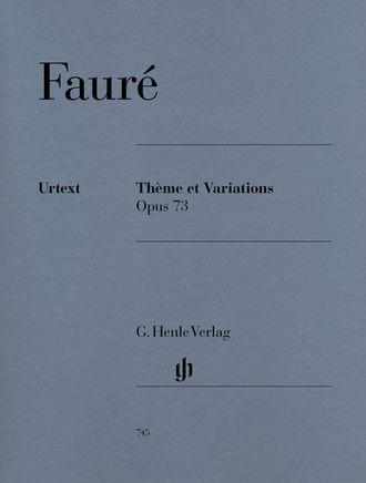 Faure Theme and Variations op. 73 for Piano