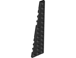 Wedge, Plate 12 x 3 Left, Black (47397 / 4209003)