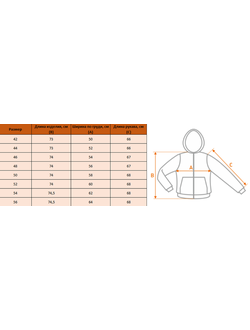 СВИТШОТ ЧЕРНЫЙ ХБ 100% размер 44 XS