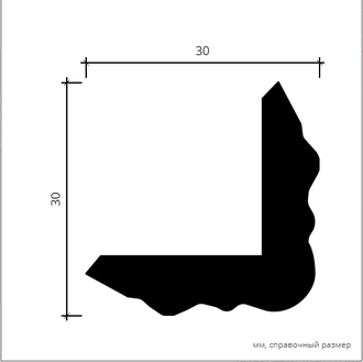 Угол 1.50.295 - 30*30*2000мм