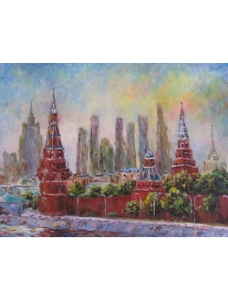 Картина Москва сегодня Круглова Светлана