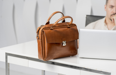 Сумка для ноутбука Terrazzo cognac (арт. 1031-03)