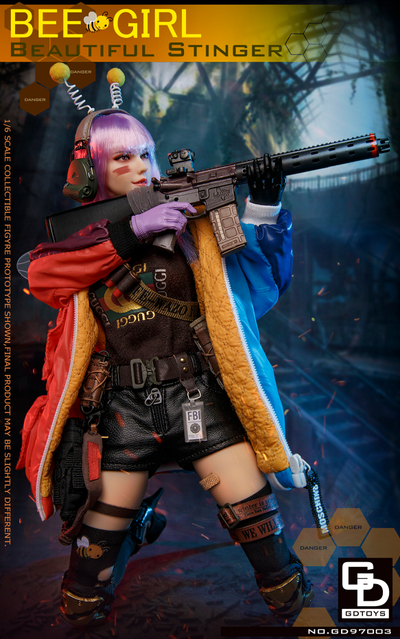 Пчелка, девушка-стрелок - КОЛЛЕКЦИОННАЯ ФИГУРКА 1/6 scale END BEE GIRL (GD97003) - GDTOYS