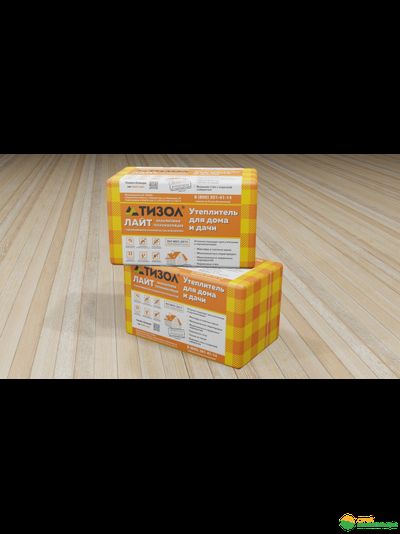 Утеплитель ТИЗОЛ EURO-ЛАЙТ 50 1000х600х100 мм (8 шт; 0,48 куб.м.)