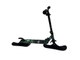 Самокат на лыжах 2в1 tech team 125R-comfort dark/green с колесами