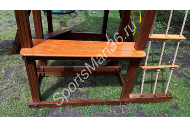 ИГРОВОЙ КОМПЛЕКС PERFETTO SPORT "RIMINI" (КАЧЕЛИ ОВАЛ) - ступеньки на площадку