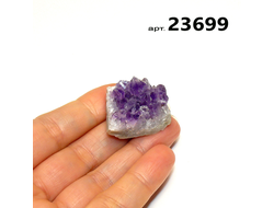 Аметист натуральный (друза) Бразилия арт.23699: 14,3г - 28*22*22мм