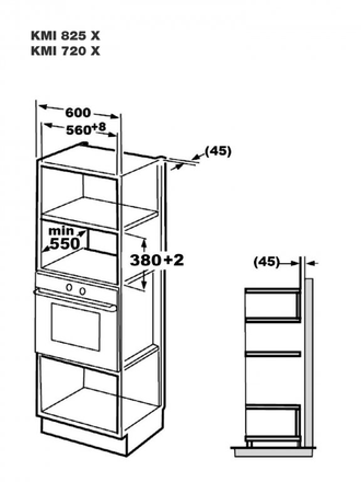 Микроволновая печь KORTING KMI 825 TGW