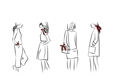 Шарф шелковый ZHUKI Collection