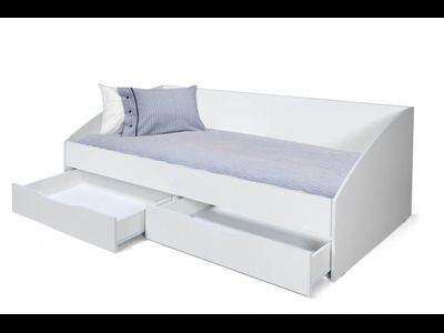 Кровать Фея 3 (симм) Белый (Олмеко)