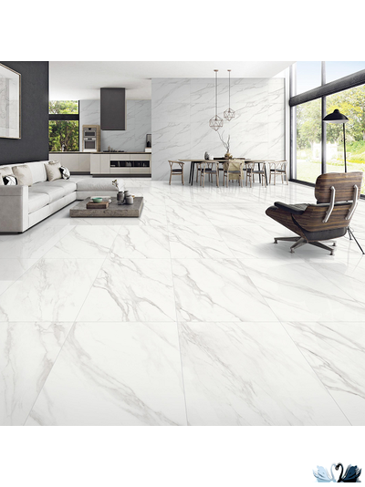 Керамогранит Laparet Calacatta Superb белый 60 х 120 см полированный