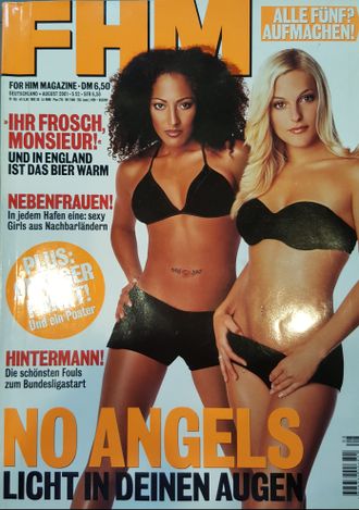 FHM Deutsch Magazine August 2001 No Angels Cover МУЖСКИЕ ИНОСТРАННЫЕ ЖУРНАЛЫ, INTPRESSSHOP