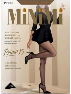 Колготки женские с шортиками MiNiMi Prima 15 den