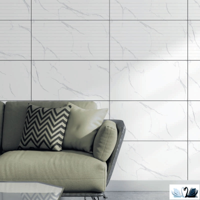 Плитка Eurotile Hindi Decor Luster 30x60 см настенная матовая рельеф под мрамор