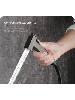 Смеситель для биде цвета графит GAPPO G7217-9