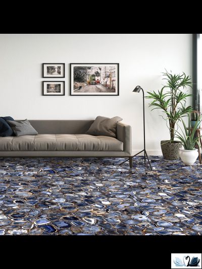 Керамогранит Staro Palacio Rock Azul 60х120 см глянцевый high gloss