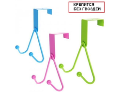 ВЕШАЛКА НА ДВЕРЬ 2 КРЮЧКА