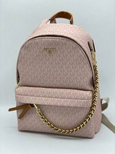 Рюкзак Michael Kors Slater Medium Logo розовый